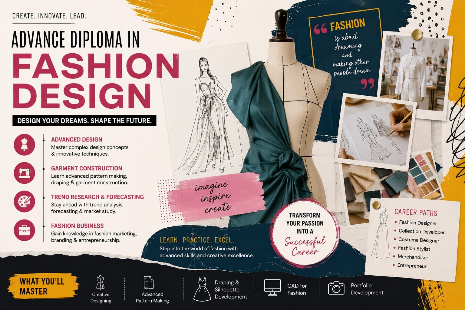 ADVANCED DIPLOMA IN FASHION DESIGN